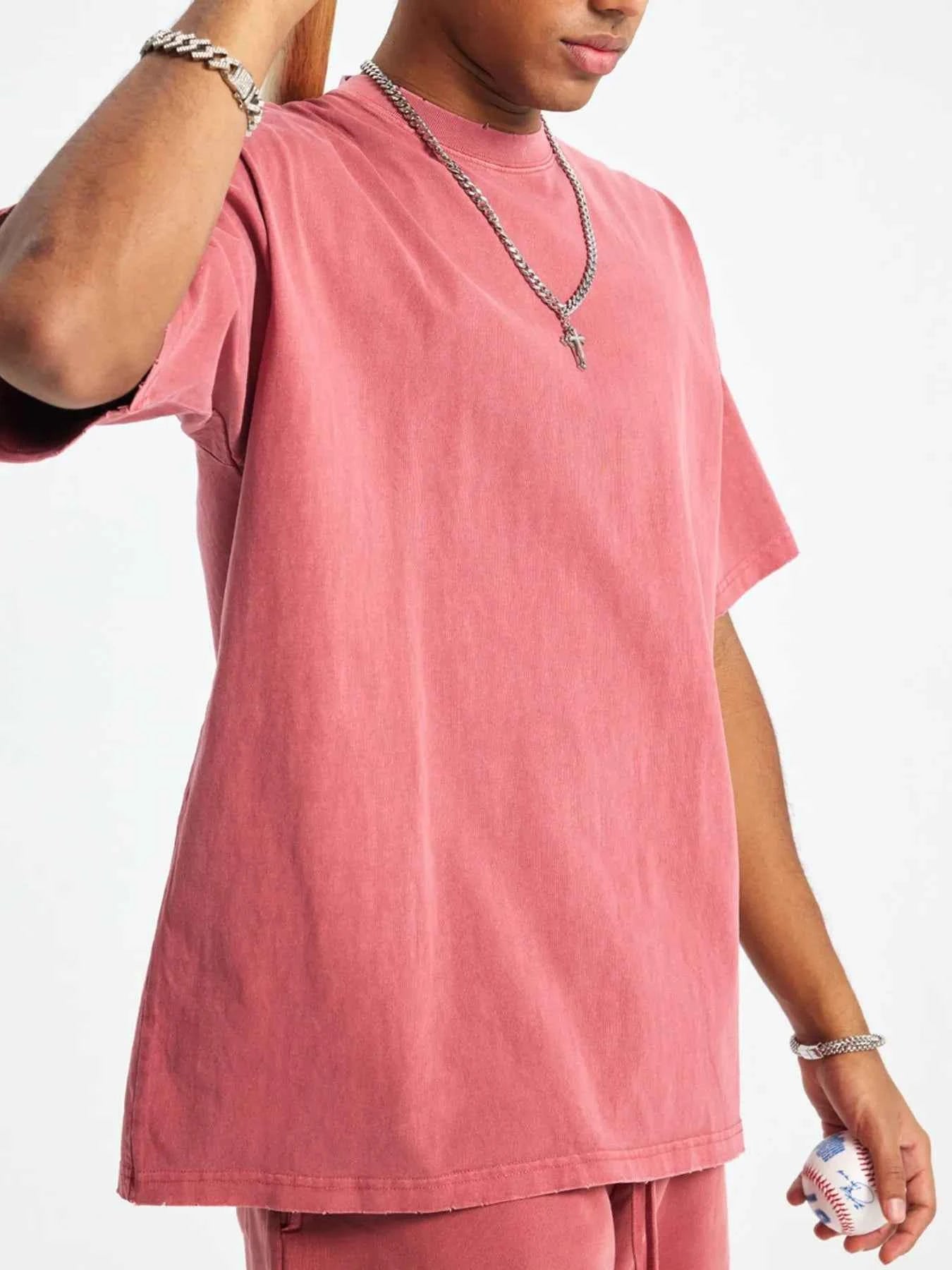 Men's Casual Oversized Cotton T-Shirt